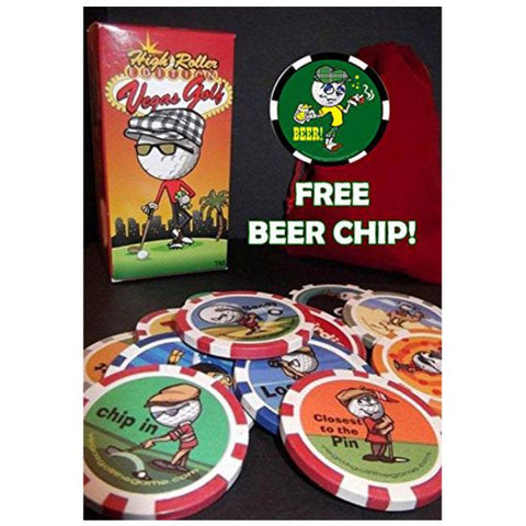 Vegas Golf High Roller Edition with 15-chips! Now Includes a FREE Beer Chip
