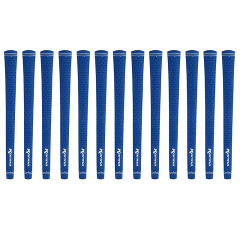 Karma Velour Blue Jumbo (+1/16") 13 piece Golf Grip Bundle